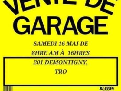 VENTE DE GARAGE