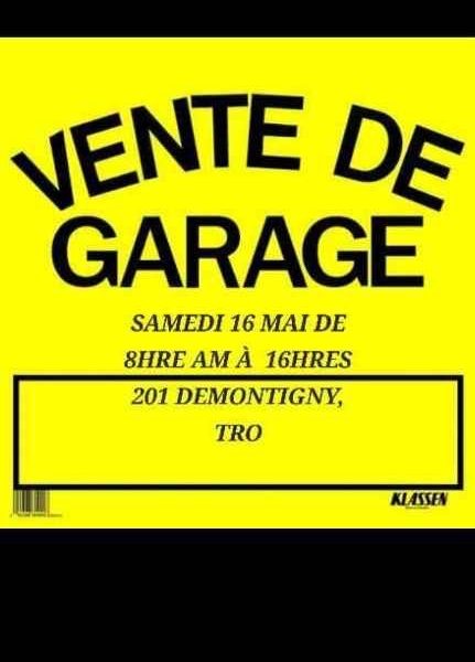VENTE DE GARAGE