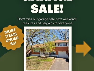POINTE-CLAIRE GARAGE SALE/VENTE DE GARAGE SAT JUNE 6TH 2026