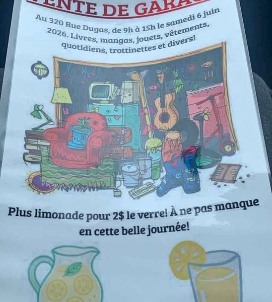 VENTE DE GARAGE