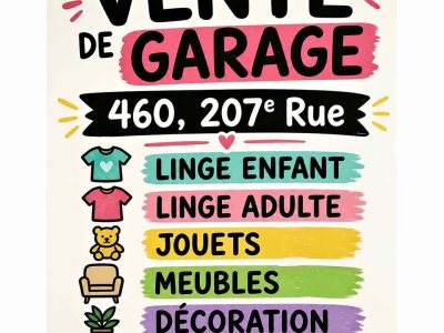 Vente de garage