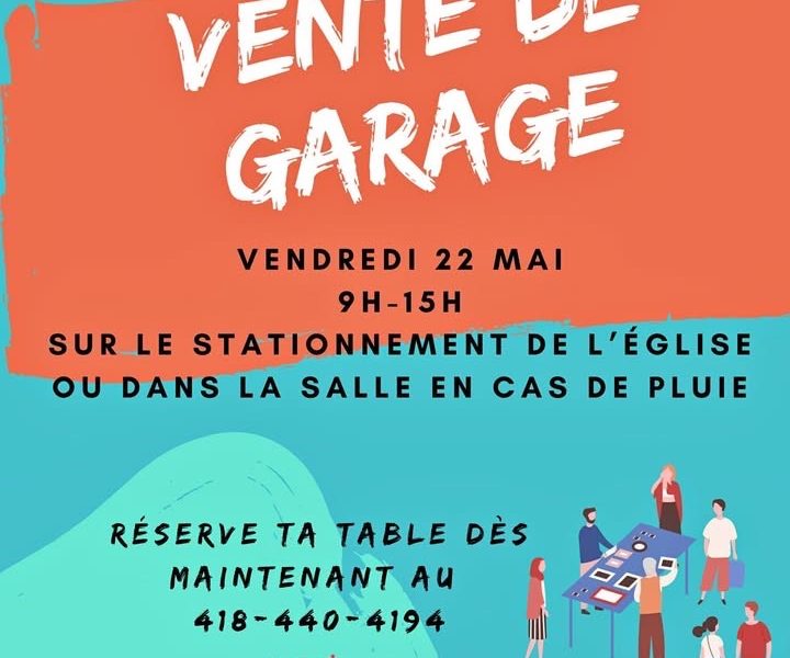 Vente de garage