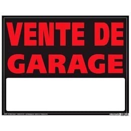 Vente de garage