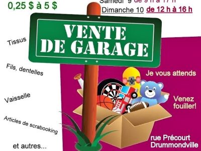 Vente de garage