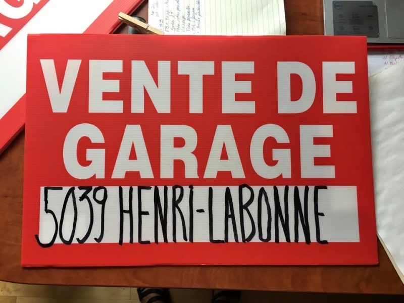 MEGA VENTE DE GARAGE, vendredi 5 au dimanche 7 juin