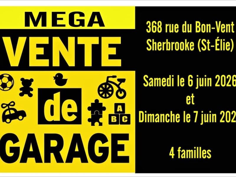 MEGA VENTE DE GARAGE