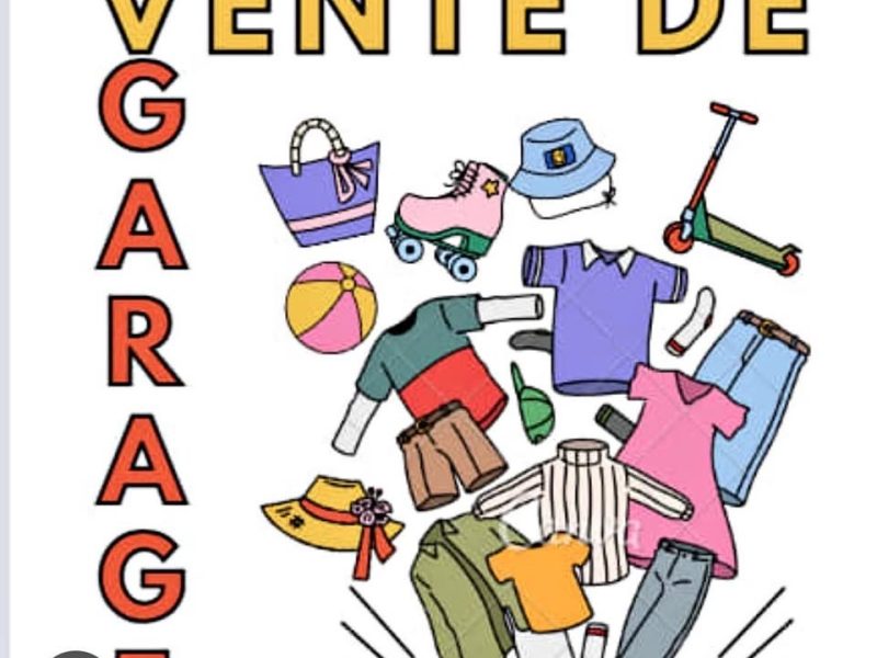 VENTE DE GARAGE - beau temps mauvais temps !! 6&7 juin