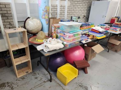 Vente de garage dans le garage