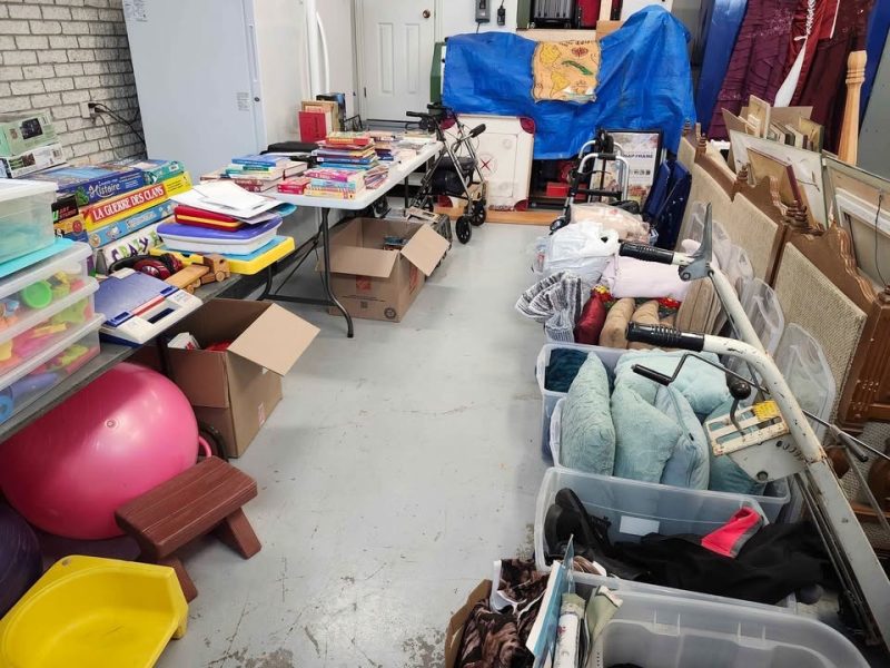 Vente de garage dans le garage