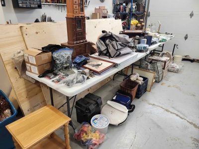 Vente de garage dans le garage