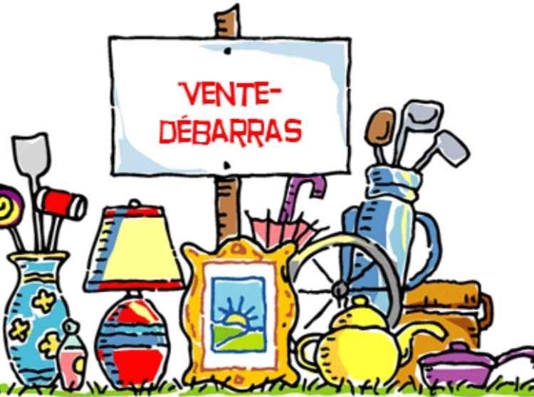 Vente de garage 6-7 Juin
