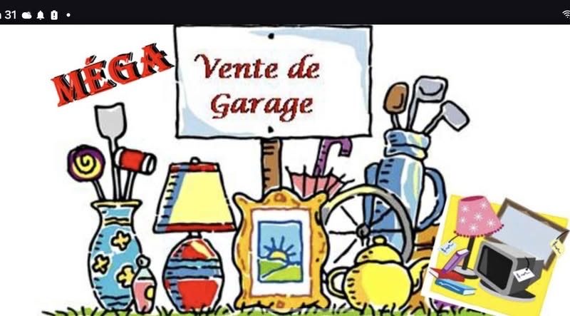 Mega vente de garage a herouxville - 20 et 21 juin 2026