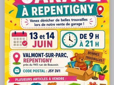 VENTE DE GARAGE À REPENTIGNY 📣