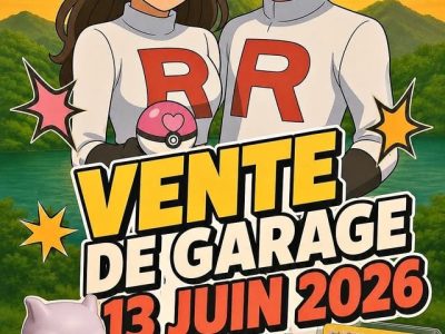 Vente de garage Pokémon!
