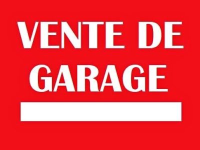 Vente de Garage de déménagement dans la garage si pluie - 6 & 7 juin