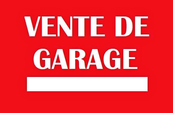 Vente de Garage de déménagement dans la garage si pluie - 6 & 7 juin