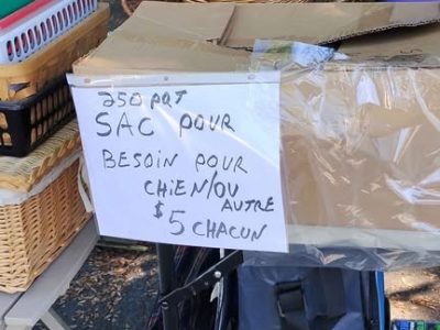 Vente de garage