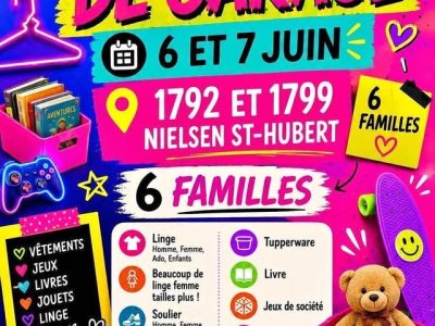 ‼️Méga vente de garage ‼️