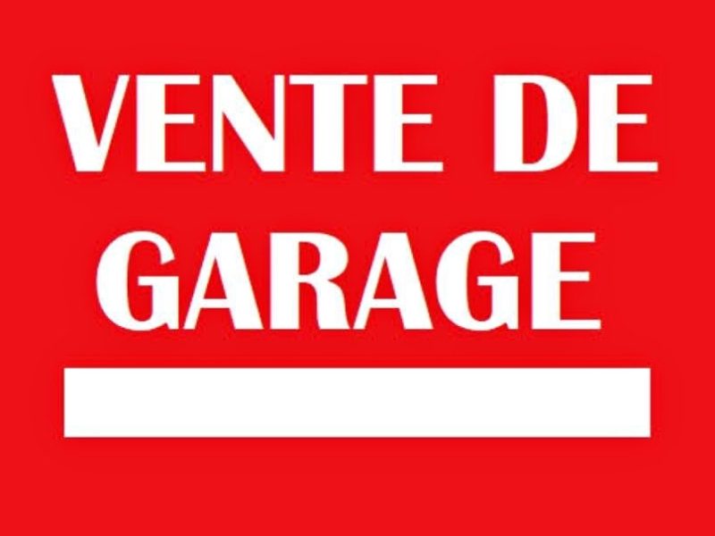 Vente de garage 7 juin 10h