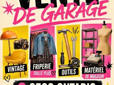 Vente de garage entre amis - 05, 06 & 07 juin