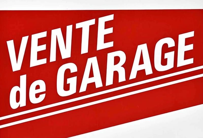 Vente de garage - 27 juin si pluie remis le 4 juillet