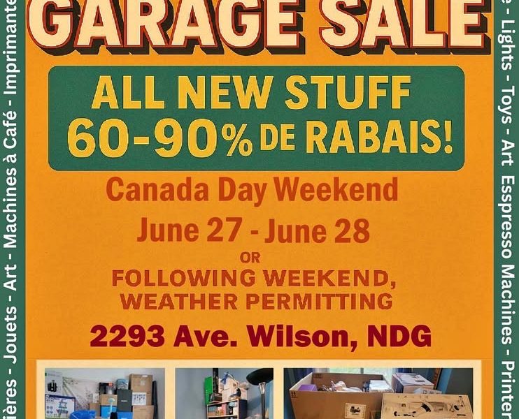Garage Sale | June 27 - 28