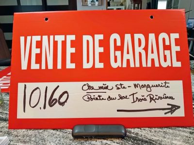 Vente de garage