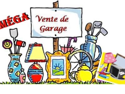 Méga vente de garage 27-28 juin