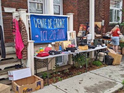 Vente de garage 20 juin centre-ville