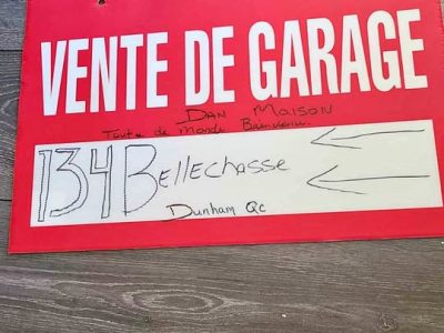 Vente de déménagement le 18 Juillet