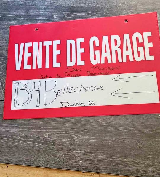 Vente de déménagement le 18 Juillet
