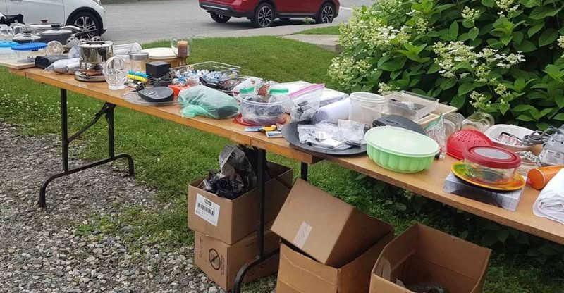 Vente de garage à Sherbrooke 01, 02 août