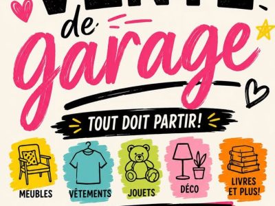 MÉGA VENTE DE GARAGE À ST BRUNO