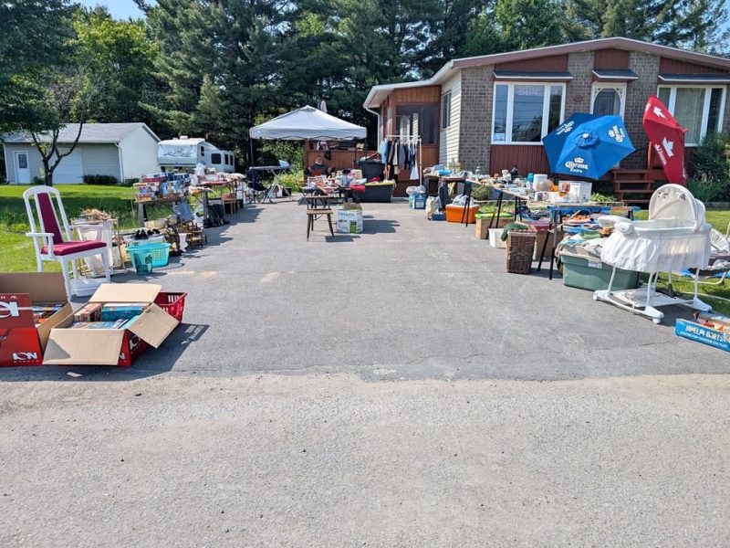 Vente de garage samedi le 11 juillet