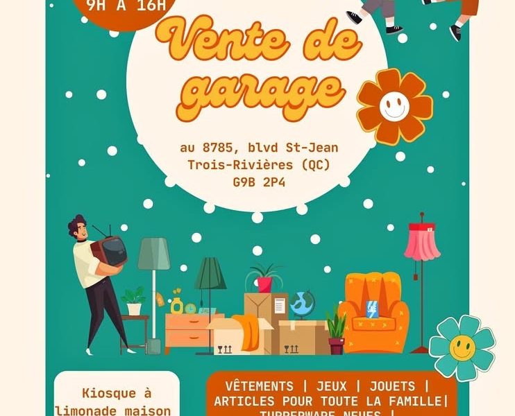 Vente de garage - 4 juillet