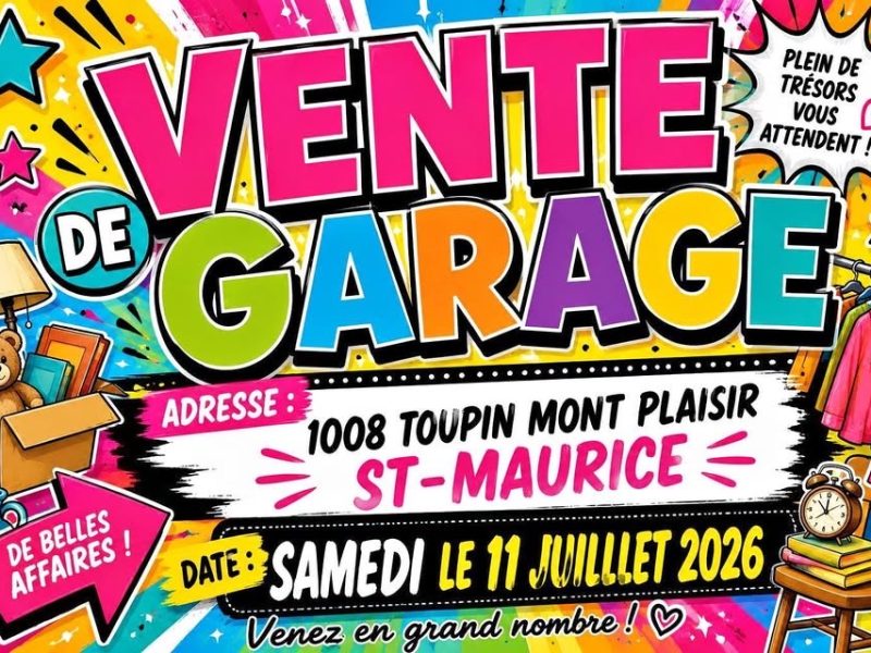 Vente de garage