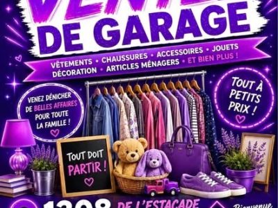 Vente de garage 4 juillet