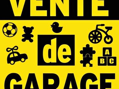 Mega vente de garage samedi 4 et dimanche 5 juillet