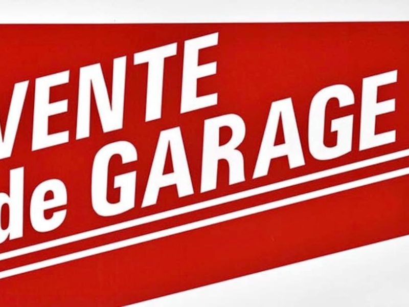 Vente de garage 4-5 juillet