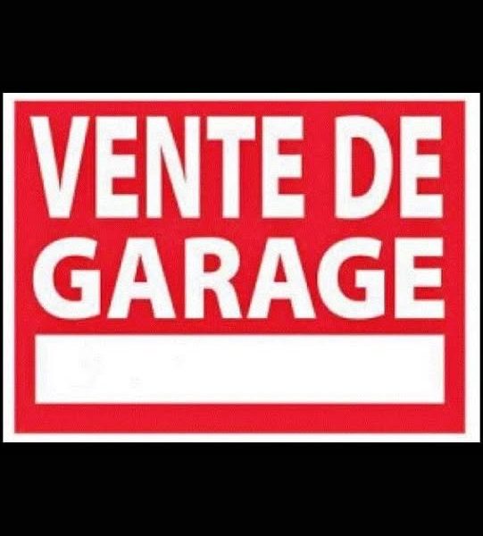 Vente de garage 4 et 5 juillet