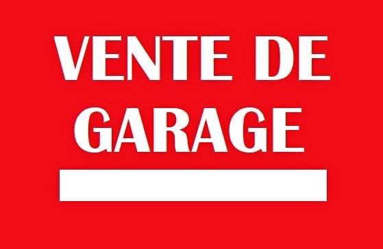 Vente de garage - Samedi le 4 juillet 2026