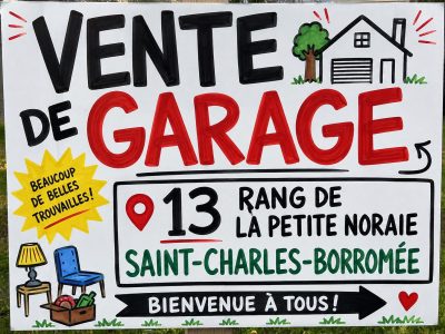 Grosse vente de garage