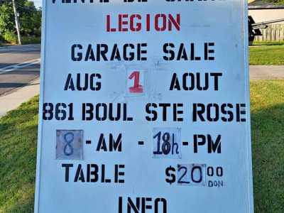 Super vente de garage aujourd'hui à Laval