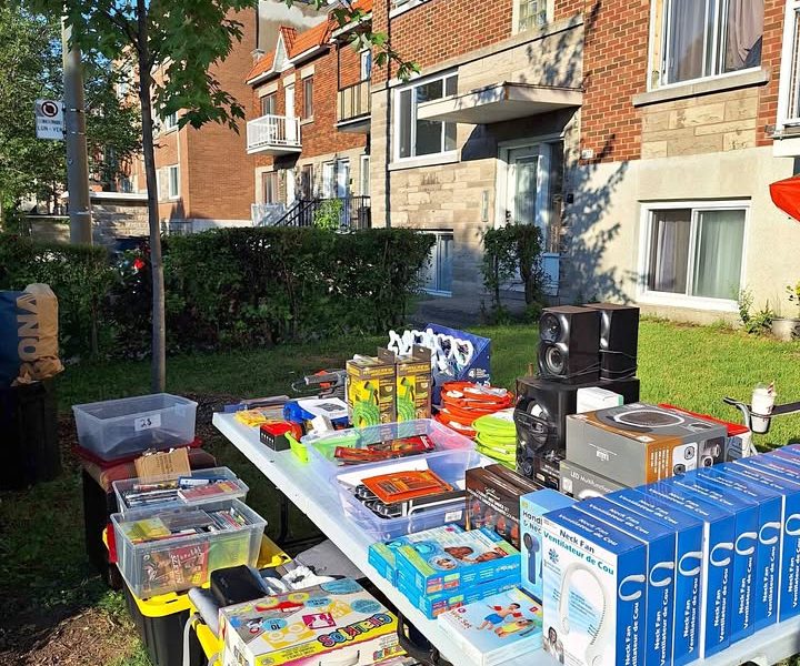 Vente de garage à Montréal