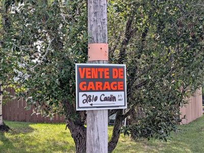 VENTE DE GARAGE À Sorel-Tracy