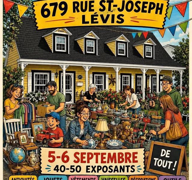 MÉGA-VENTE de garage à Levis