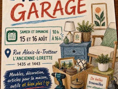 Vente de garage à L'Ancienne-Lorette