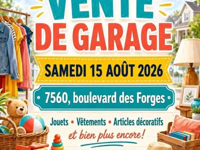 Vente de garage à Trois-Rivières