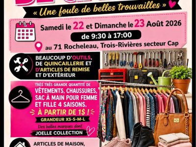 VENTE DE GARAGE à Trois-Rivières