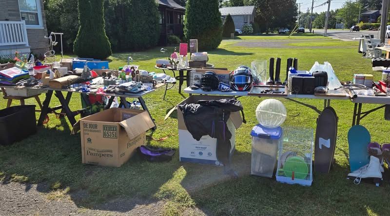Vente de garage à Trois-Rivières